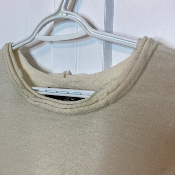 Barbara Lang Paris | Cream Long Sleeve knit Top - 100% Wool - oversized fit - m - Picture 6 of 7